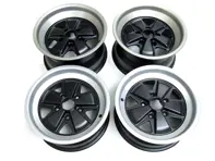 16 英寸 5343 款 Fuchs 款合金轮毂（4 件套）8J 和 9J 适用于保时捷汽车 - 91136211500, 91136211700, 53430168010, 53430169015, 99936100054