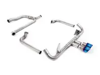 Escape deportivo Milltek con tubo de repuesto Cat y embellecedores de titanio quemado. Porsche 718 GTS 2.5L - 982251052E, 982251052F, 982251052G, 982251052J, 982251052L, 982251051D, 982251051K, 982251051F, 982251051G, 982251051J, 982251051L - SSXPO147