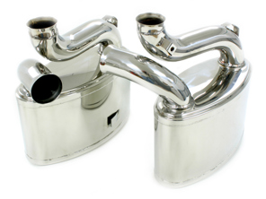 Marmitta di scarico / Silenziatore Sport System DesignTek per Porsche 993 Turbo / Turbo S - 99311104554, 99311104555, 99311104654, 99311104655 - 55-PS105, 125453