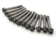 Bullone asta di collegamento Set di 12. Porsche Boxster 986 / Boxster 987 / Cayman 987C / 996 / 997 - 99610311551, 99710311501 - 10615, 106-15, 204-6301