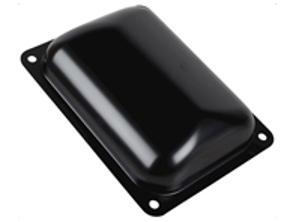 Battery box rear wall access panel cover. Porsche 356A / 356B T5 - 64450452110 - 1680501800