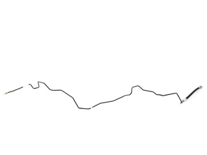 Power steering pressure line. Porsche 997.1 Turbo / 997.2 Turbo / 997 GT3 - 99734744553, 99734744552, 99734744551