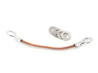 Steering coupler ground strap. Porsche 356 - 35647104, NLA-47-104