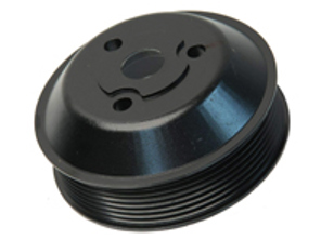 Water pump pulley, Aluminium. Porsche 957 Cayenne / 958 Cayenne / 970 Panamera - 94810609101PRM, 94810609101 - URO-012788