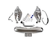 Sports exhaust set with 'GT3' style tail pipes  (no tinware mods needed). Porsche 911 3.2 Carrera - 93011104300, 93021102901, 93021133500 - 1620802410, 92.297S