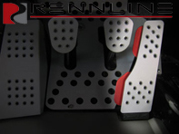 Pedale dell'acceleratore Rennline perforato. Porsche 924/944/968/996/997/Boxster/Cayman/991/Panamera - P45, P45