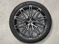 21' Macan RS Spyder Design Alloy Wheels & Summer Tyres Original Porsche - 95B044668H, 95B044669H