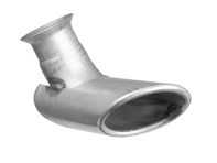 Exhaust tail pipe. Porsche 996 >>2001 - 99611125155, 99611125154, 99611125255, 99611125254