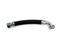 Intake / return pipe thermostat to front oil cooler. Porsche 911 - 91110736100, 91110736101 - 78965, HA DE 47 035