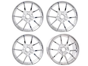 Titan 7 Forged T-P5 Split 5 Spoke Alloy Wheel Set 18' Polished Clear. Porsche  987 / 981 / 718 - TP501890048513071PC, TP501810035513071PC
