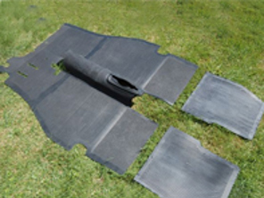 橡胶地垫（5 件套）。保时捷 356 B T6 / 356 C