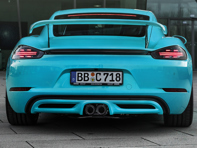 TechArt Diffusor-Aufsatz für Heckschürze. Porsche 718 Cayman / Boxster - 082.100.500.009 - 082.100.500.009