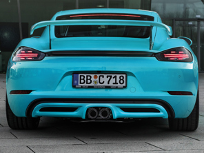 TechArt 后裙板扩散器附件。保时捷 718 Cayman / Boxster - 082.100.500.009 - 082.100.500.009