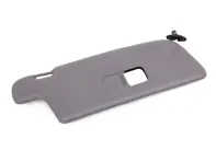Sun visor with mirror, in Classic Grey. Porsche 993 Coupe - 993731031006WJ, 993731031016WJ, 993731032006WJ, 993731032016WJ