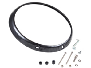 Scheinwerfer-Außenrahmen, Carbon-Optik. Porsche 911/912 1965-86 - 91163193300, 1695151800 - 1695151800