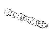 Camshaft. Porsche 993 Carrera RS - 99310524744, 99310524644