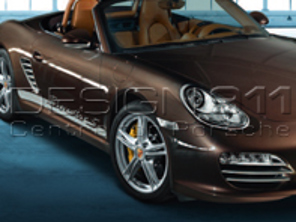 Pack extérieur aspect aluminium mat. Porsche 987 Boxster - 98704480212