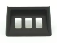 Centre console switch housing 3 button type. Porsche 993 - 99363207110, 99363207111, 99363207112, 99363207113, 99363207114, 99363207115, 99363207117, 99363207118, 99363207119, 99363207120
