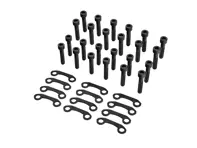 Set di bulloni e piastre di fissaggio dell'albero di trasmissione. Porsche 911 930 Turbo 3.3L - 90006712301, 91133219100