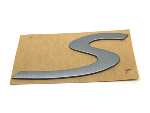 S - badge, Graphite grey. Porsche 993 Carrera S - 9935592430161W, 9935592430161W