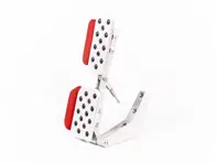 Jeu de pédales Rennline REV3 4PC Grip en caoutchouc. Porsche 986 Boxster / 996 Voitures manuelles - A13.3P6059, A133P6059