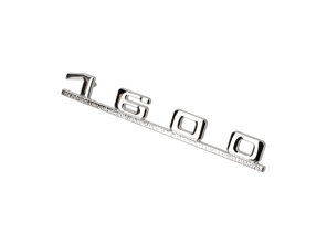 Heckemblem „1600“, silberfarben. Porsche 356 - 64455931200