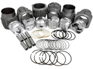 Kit cilindro e pistone forgiato JE 86mm, Bassa comp. Porsche 911 2.2L/2.4L - 008 911 86E JE, 00891186EJE