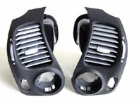 Presa d'aria argento artico. Porsche 996 - 00004480216A11, 00004480216G11, 00004480216C51, 00004480216M31, 00004480216S31
