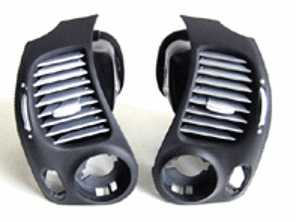 通风口北极银。保时捷 996 - 00004480216A11, 00004480216G11, 00004480216C51, 00004480216M31, 00004480216S31