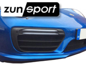 前保险杠不锈钢外格栅套装 ZunSport。保时捷 991.2 TURBO / S - ZPR64716, ZPR64716B, ZPR64716, ZPR64716B
