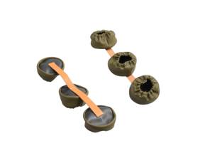 Paire de bouchons d'admission de carburateur en tissu. Porsche 911 - 90110811100 - ENG11.1.100