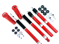Schokbreker Voor & Achter. Porsche 911 09/1965- 08/1968 Koni voor Boge Strut - 80401083, 861394, 86-1394, 8040-1083
