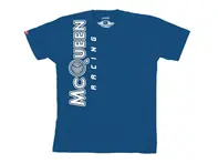 Steve McQueen Racing T-Shirt mit vertikalem Logo