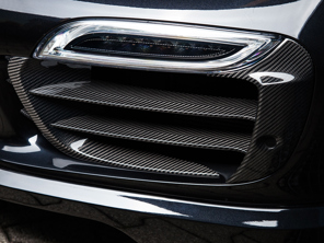 TechArt Frontstoßstangengrill Airblades aus Kohlefaser. Porsche 991.1 Turbo - 091.121.194.009G, 091.121.194.009