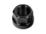 Wheel nut (Open Ended) Ball Seat R14 (Black Finish) fits various Porsche models - 1160400600, 90018200101, N  0201121, N0201121
