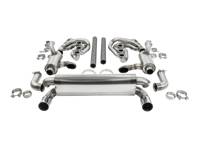 CARGRAPHIC GT Sport Exhaust System Backdate 740mm, With ID45 GT Manifold Set, With Heating. Porsche 964 Carrera 2/4/RS - 96411104504, 96411104605, 96411104502, 96421103905, 96421103932, 96421104004