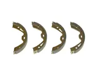 Zapatas de freno de mano (juego de 4). Porsche Panamera 970 / 981 Boxster / 981C Cayman / 991 Carrera - 97035299300, 97035299301, 97035299302, 298698533, 971698533, 971698533C, 971698533E, 971698533AA, 971698533D, 9Y0698533A, 9Y0698533AA, 97035299303, 971698533A, 971698533B, 10990.155.5 - 10990.155.5
