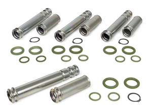 Collapsible oil tubes, SET OF 4. Porsche 911 / 964 / 993 - 93010704001, 1613701400, 90110735101