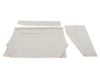 Revestimiento de techo cupé, Blanco. Porsche 911 1965-89 / 964 - 91155505515, 91155505515700, 91155505515600, 91155505515500, 91155505515400 - 2807127405, 2807110405, 1689500510, 1689500710