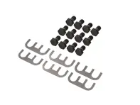 Differential Housing Lock Plates (6) & (12) x bolts kit Porsche 911 / 914 / 924 - 90133228501