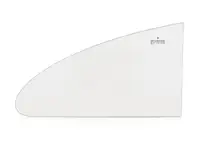 1/4-Fensterglas hinten, klar. Porsche 356 Coupé - 64454310200, 64454310100