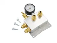 Brandstofdrukregeleenheid met AN-6 slangaansluitingen. Porsche 911 - 1616002908, PM-O404-0