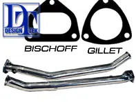 Uitlaat Katalysator Bypass Leidingen voor Porsche 993 DesignTek - 99311321316, 99311321338, 99311321344, 99311321343, 99311321317, 99311321337, 99311321321, 99311321334