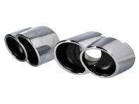 DesignTek Auspuff Endrohre 4 Tube Design für Porsche 996 C4S / Turbo - 3606409601, 06-8601, 151102, 99611125174, 99611198101, 99611125274, 99611198201
