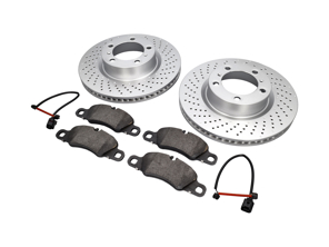 Bremsbeläge und Bremsscheibenpaket VORNE Porsche 718 Textar - 99735140101, 99735140201, 98135193904, 99160916500