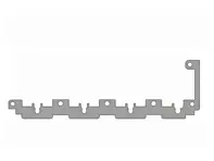 Crankshaft Oil Scraper. Porsche 924S / 944 / 944S - L1212