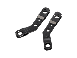 Heizungsbedienteil-Hebelsatz, Schmetterlingsform. Porsche 356A / 356B / 356C - 64421176000, 64421103906, 64421104006 - 644-211-760-00, 1623250400