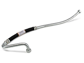 Oil pipe engine to thermostat. Porsche 911 1974-77 - 91110772910, 91110772911 - 911 107 729 10, HA DE 47 034