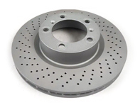 Brake disc rotor, Front. Standard Coat Z. Porsche 997.2 / 991 / 981/982 Boxster / 981C/982C Cayman (OE Part No 99735140101 / 99735140201) - 460.1529.20, 460.1530.20, 99735140100, 99735140101, 99735140200, 99735140201