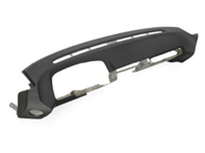 Dashboard panel, artificial leather, Black. Porsche 924 S4 / GTS - 9285520230605T, 92855202306